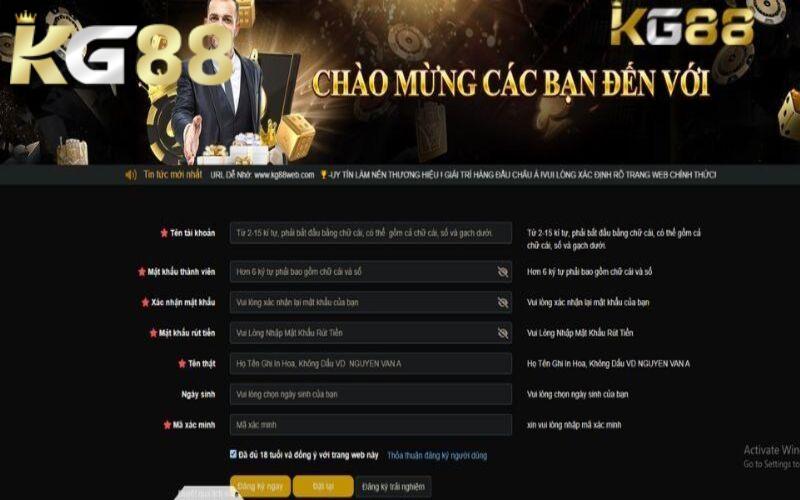 Lưu ý cần nhớ khi gia nhập KG88